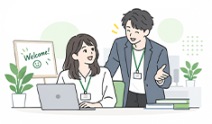 入社のイラスト